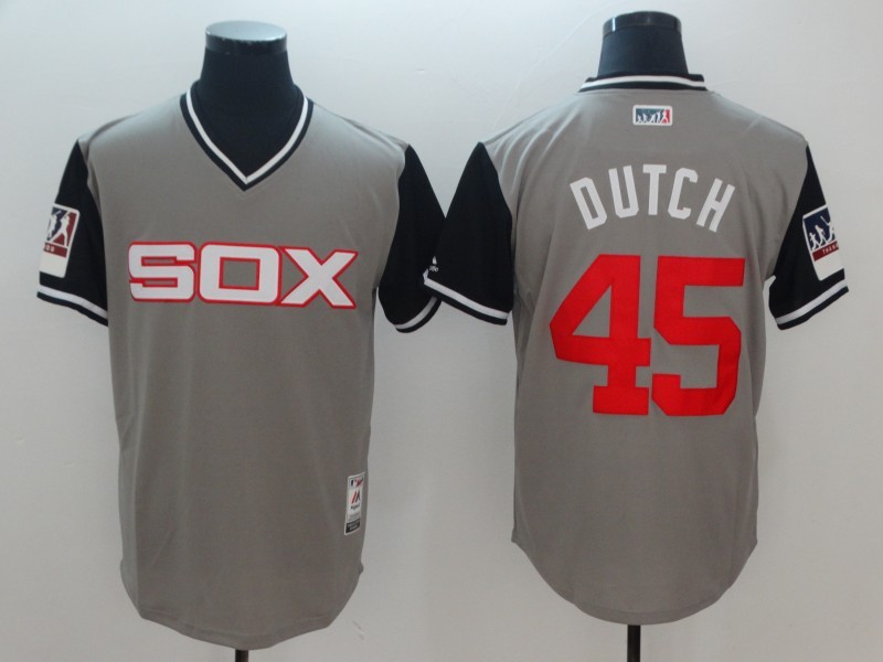 Men's Chicago White Sox #45 Michael Jordan Grey Cool Base Stitched Jersey Men's Chicago White Sox #45 Michael Jordan Grey Cool Base Stitched Jersey